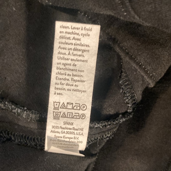 Spanx Black Wide Leg Capri Pull On Pant Size XL Petite - Picture 9 of 15